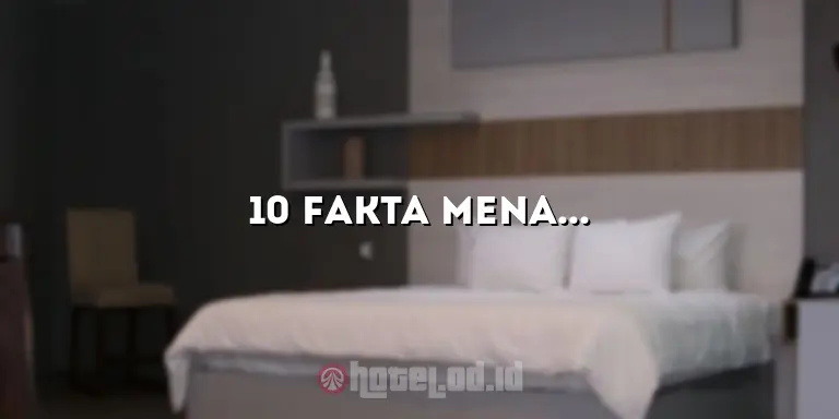 10 Fakta Menarik tentang Bantal Hotel yang Perlu Anda Ketahui