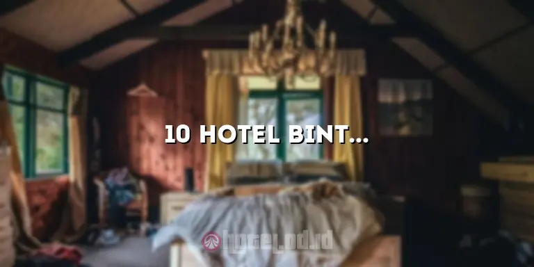 10 Hotel Bintang 7 di Indonesia yang Menawarkan Kemewahan dan Kenyamanan