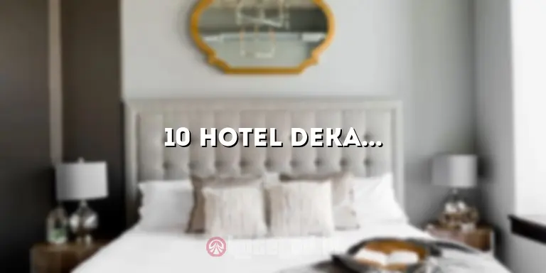 10 Hotel Dekat Bandara Soekarno Hatta yang Nyaman dan Terjangkau