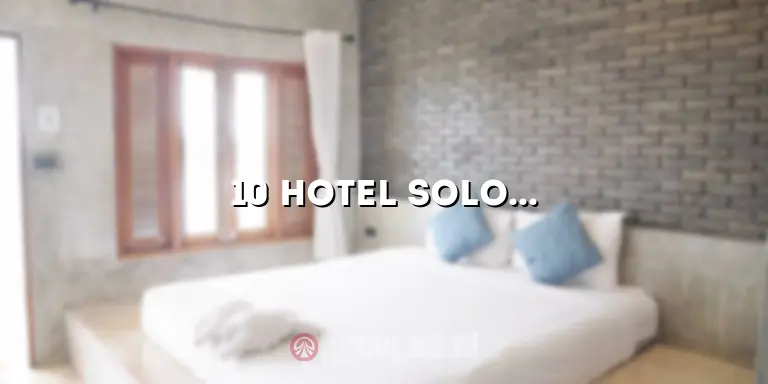10 Hotel Solo Murah dengan Kolam Renang untuk Liburan yang Menyenangkan
