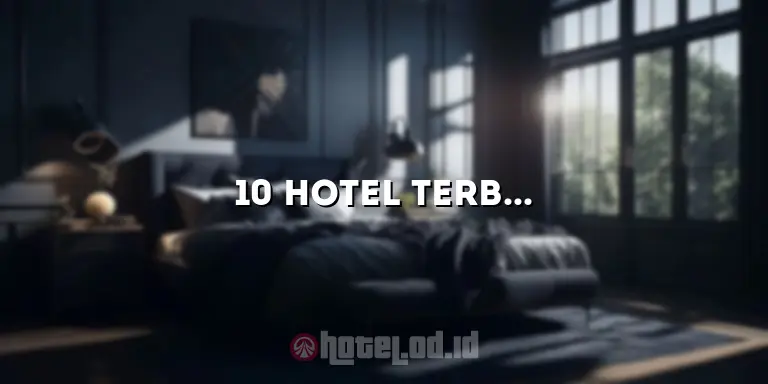 10 Hotel Terbaik di Seoul: Penginapan Mewah dan Penuh Kenyamanan