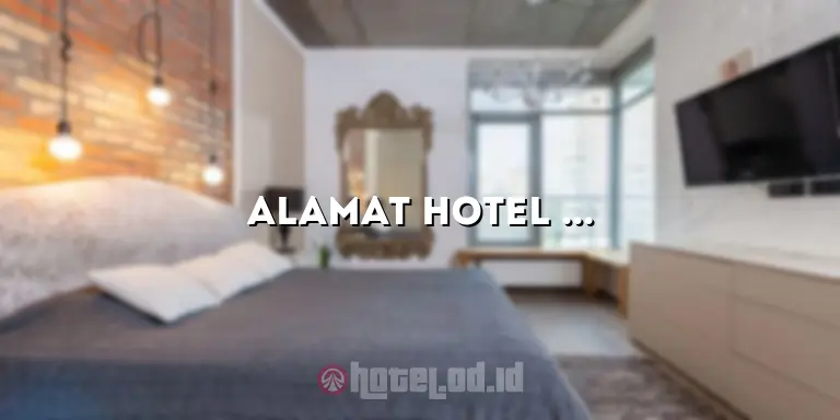 Alamat Hotel Tentrem Yogyakarta: Hunian Mewah dengan Pelayanan Terbaik