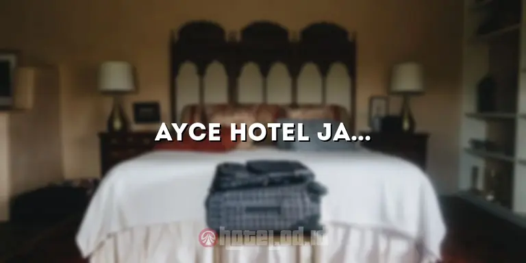 Ayce Hotel Jakarta: Tempat Menginap yang Nyaman dan Mengesankan