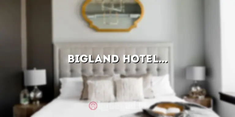 Bigland Hotel Bogor: Penginapan Mewah di Tengah Kota