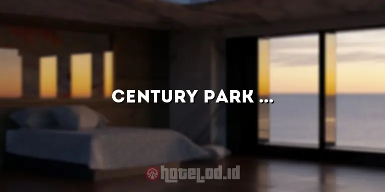 Century Park Hotel Jakarta: Penginapan Mewah di Pusat Kota
