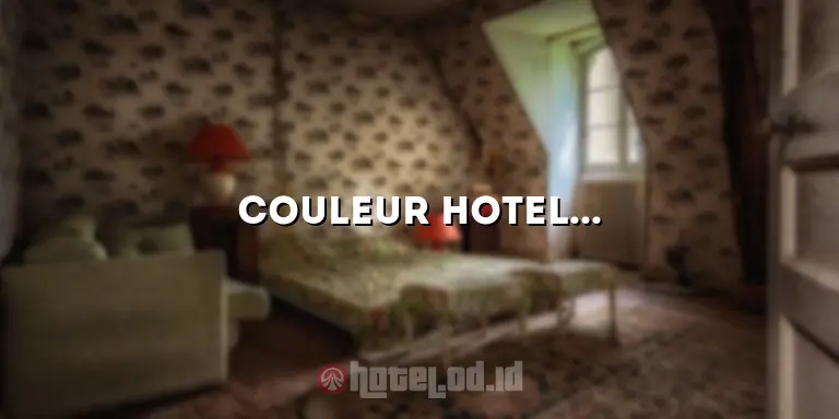 Couleur Hotel Cengkareng: Pengalaman Menginap yang Luar Biasa di Tengah Kota