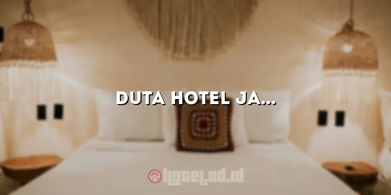Duta Hotel Jambi: Penginapan Nyaman di Tengah Kota
