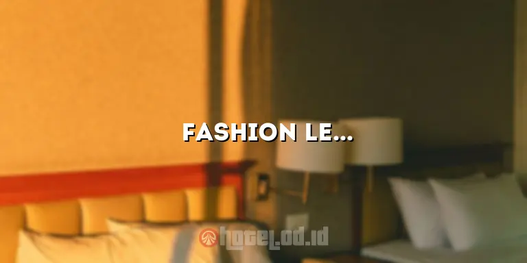 “Fashion Legian Hotel: Penginapan Nyaman di Tengah Pusat Fashion Legian”
