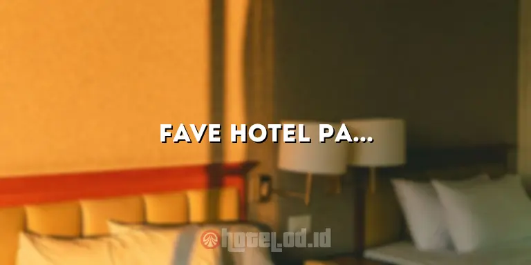 Fave Hotel Pamanukan: Hotel Nyaman dengan Fasilitas Terbaik