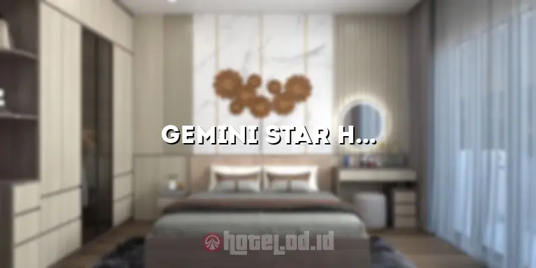 Gemini Star Hotel Kuta: Penginapan Nyaman di Tengah Keramaian Kota Wisata Kuta