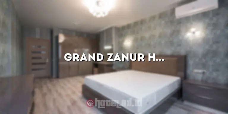 Grand Zanur Hotel Gorontalo: Penginapan Mewah di Jantung Kota Gorontalo