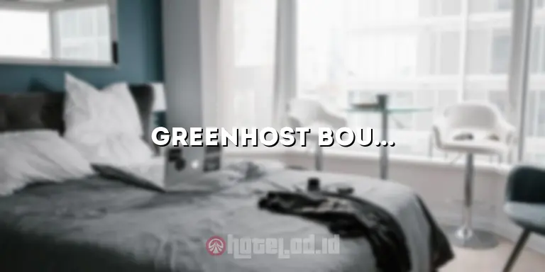 Greenhost Boutique Hotel Jogja: Akomodasi Hijau yang Unik dan Berkualitas