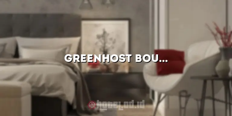 Greenhost Boutique Hotel: Menginap di Hotel Eksklusif yang Ramah Lingkungan