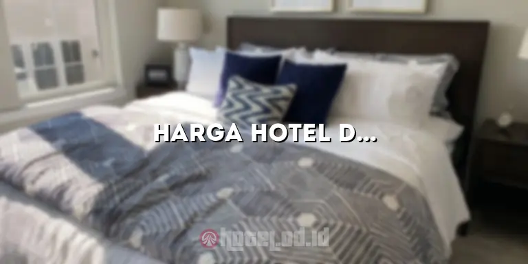 Harga Hotel di Tegal: Faktor-faktor Penting yang Perlu Anda Ketahui