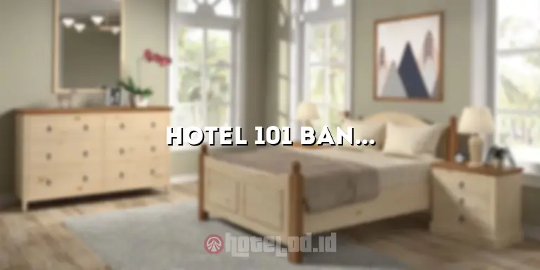 Hotel 101 Bandara Soekarno Hatta: Penginapan Nyaman dan Strategis