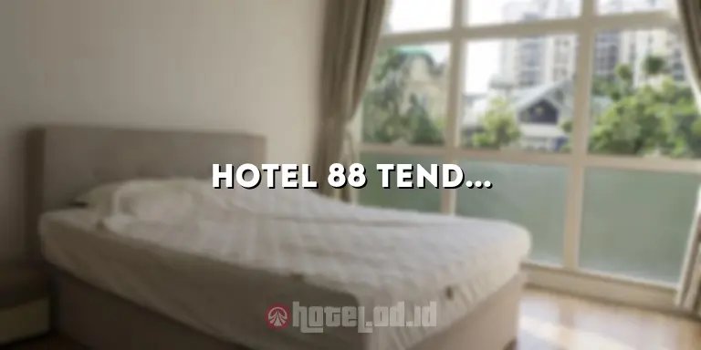 Hotel 88 Tendean: Penginapan Mewah dan Nyaman di Tengah Kota Jakarta