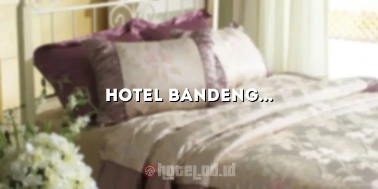 Hotel Bandengan Beach: Penginapan Eksklusif di Pinggir Pantai