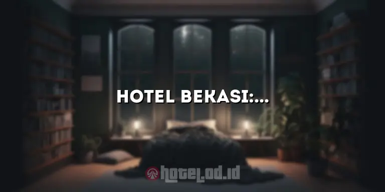 Hotel Bekasi: Penginapan Nyaman dan Berkesan di Destinasi Terbaik