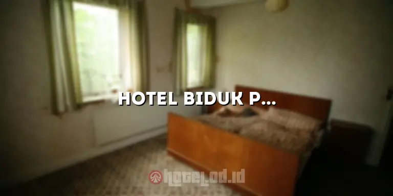 Hotel Biduk Permai: Penginapan Nyaman di Tengah Kemegahan Alam Bali