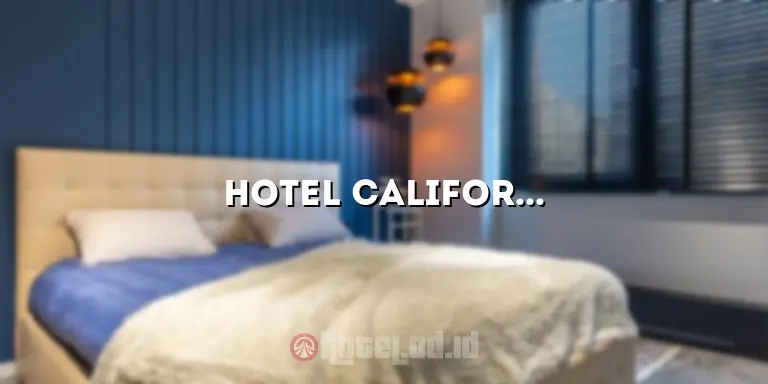 Hotel California Solo Tab: Belajar Solo Gitar Klasik yang Mengagumkan