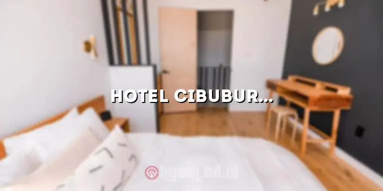 Hotel Cibubur: Mewah dan Menawan di Tengah Kota yang Hidup