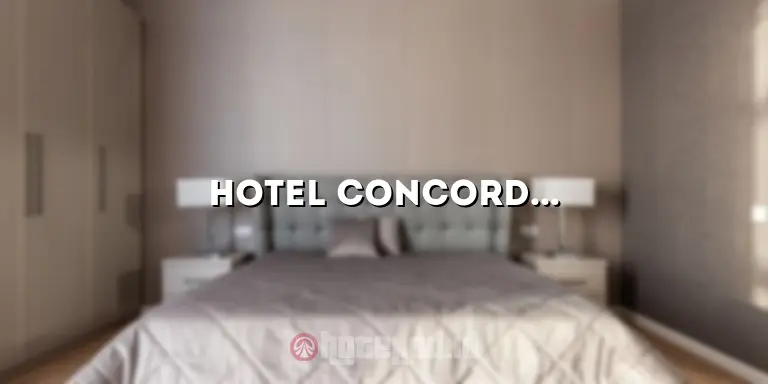 Hotel Concorde Madinah: Penginapan yang Mewah dan Berbintang