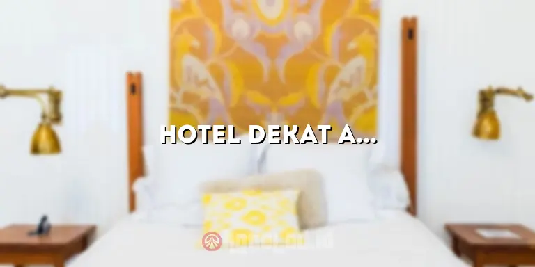 Hotel Dekat Aston Bogor: Menikmati Liburan Mewah di Tengah Keindahan Alam