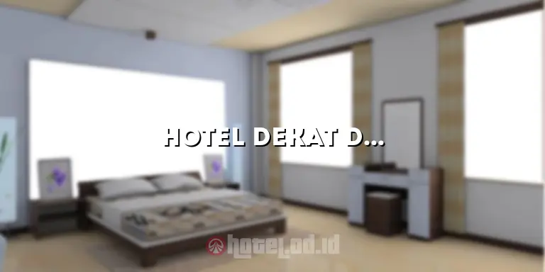 Hotel Dekat Dispsiad Bandung: Nikmati Pengalaman Menginap yang Nyaman dan Praktis