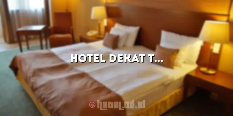 Hotel Dekat Taman Safari Prigen: Penginapan Nyaman di Dekat Objek Wisata Terkenal