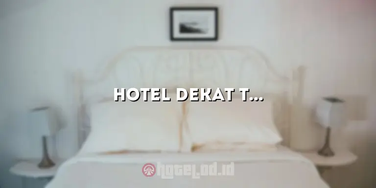 Hotel Dekat Taman Safari Puncak: Penginapan Nyaman untuk Liburan Anda