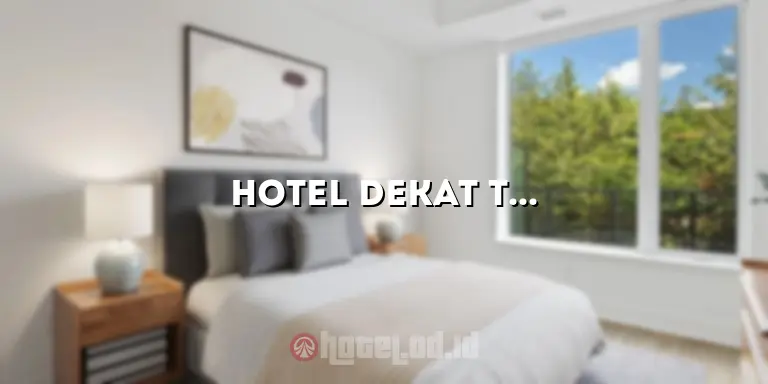 Hotel Dekat Tempo Gelato Jogja: Pengalaman Menginap yang Menyenangkan