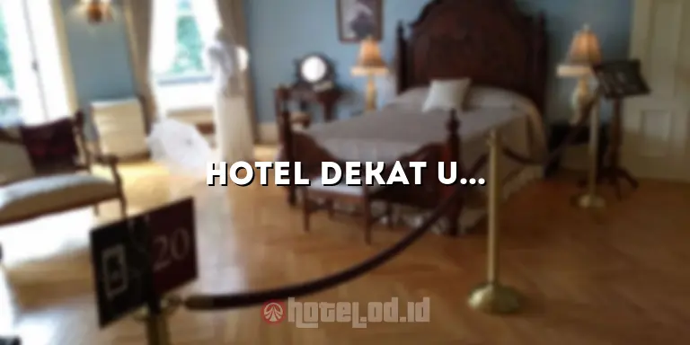 Hotel Dekat UMM: Pilihan Terbaik untuk Menginap di Sekitar Universitas Muhammadiyah Malang