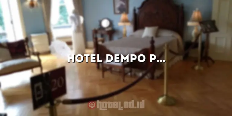 Hotel Dempo Permai: Penginapan Nyaman di Tengah Kota Palembang
