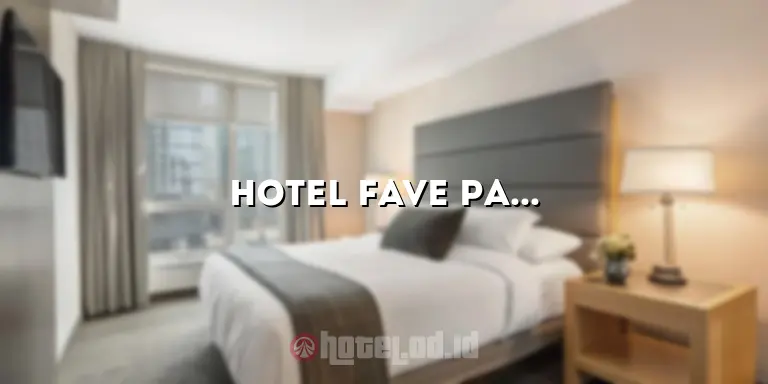 Hotel Fave Pasar Baru: Penginapan Nyaman di Pusat Kota Jakarta