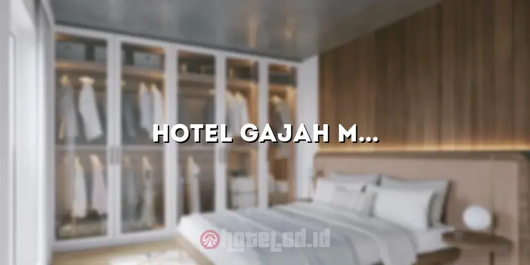 Hotel Gajah Mada Lumajang: Penginapan Nyaman di Tengah Kota
