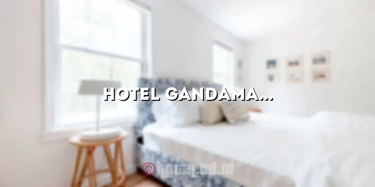 Hotel Gandamanah: Penginapan Mewah di Tengah Kehijauan