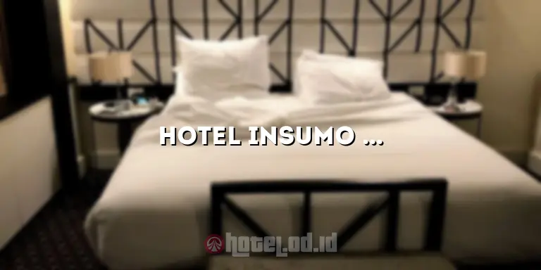 Hotel Insumo Kediri: Pesona Menginap di Tengah Kota