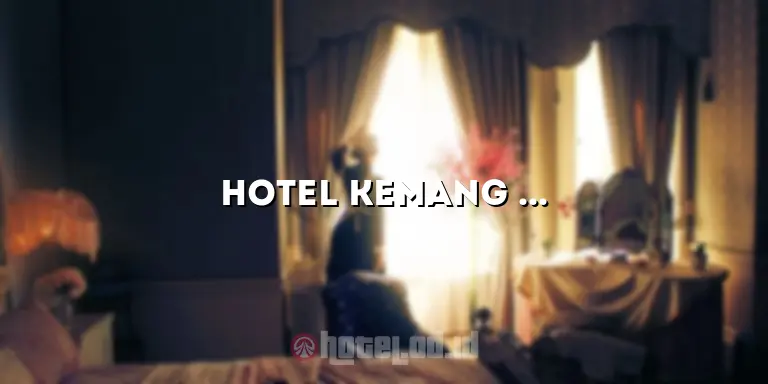 Hotel Kemang Icon: Penginapan Mewah dengan Layanan Terbaik