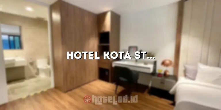 Hotel Kota Stasiun Tugu: Tempat Menginap Nyaman di Pusat Kota Jogja