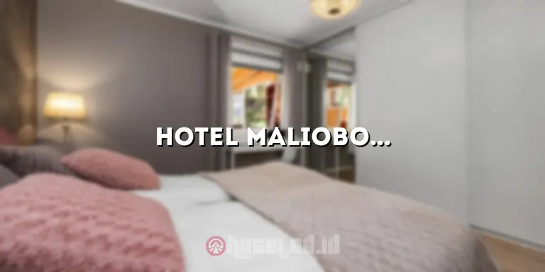 Hotel Malioboro Palace: Pengalaman Mewah di Pusat Kota Yogyakarta