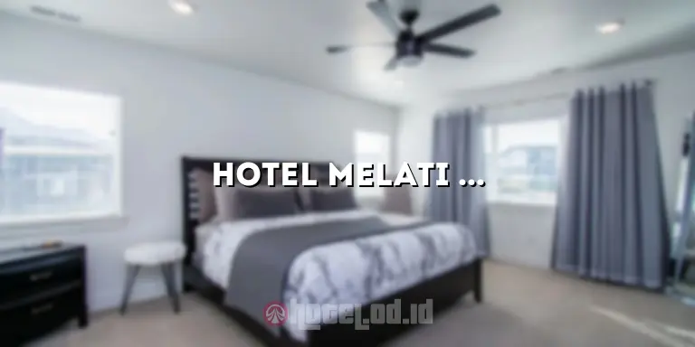 Hotel Melati Bedugul: Pesona Alam Nan Menawan di Puncak Gunung