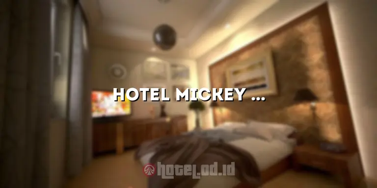 Hotel Mickey Holiday Berastagi: Penginapan Nyaman untuk Liburan Anda