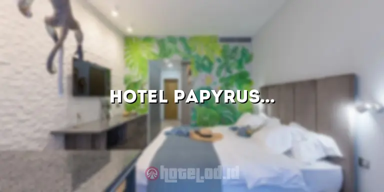 Hotel Papyrus Bogor: Penginapan Nyaman di Tengah Kota Bogor