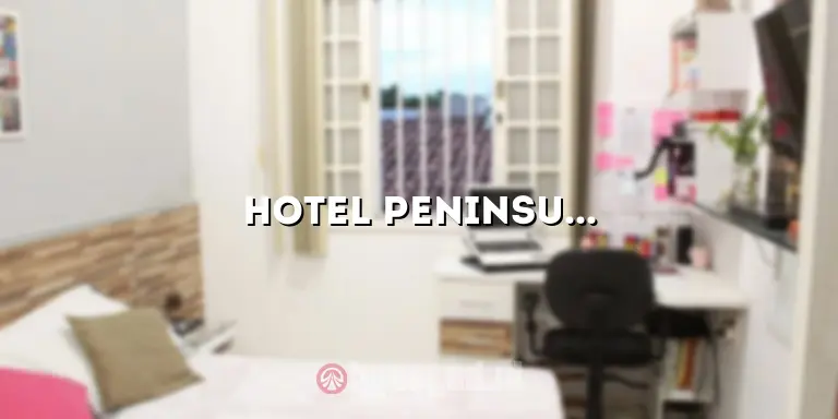 Hotel Peninsula Palembang: Menghadirkan Kemewahan dan Pesona yang Tidak Terlupakan