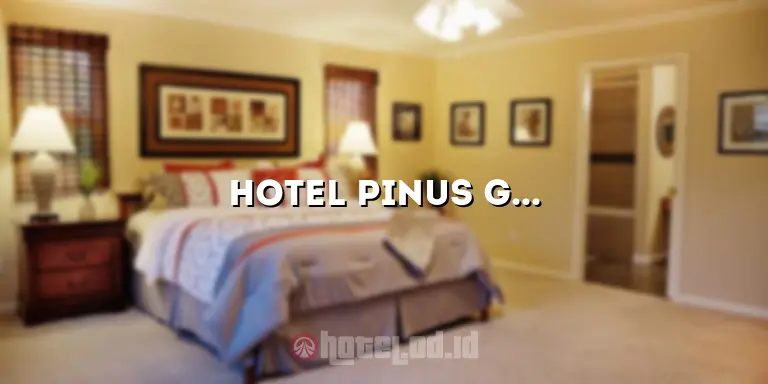 Hotel Pinus Glenmore: Penginapan Nyaman di Tepi Pantai yang Memikat