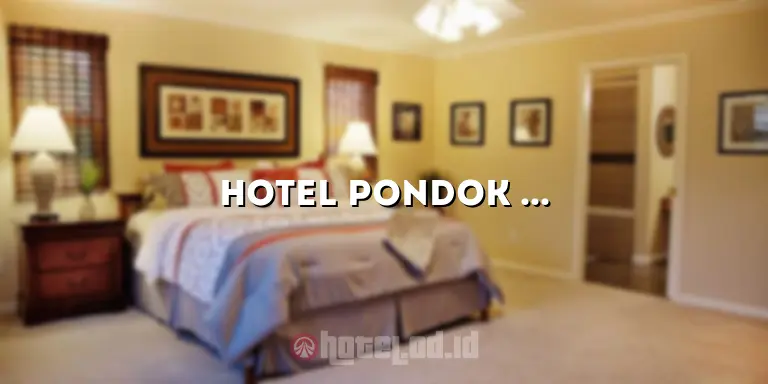 Hotel Pondok Asri Boyolali: Penginapan Nyaman di Jantung Kota Boyolali