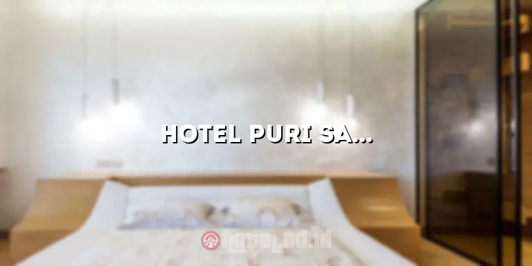 Hotel Puri Saron Lovina: Pesona Pantai Utara Bali yang Memikat