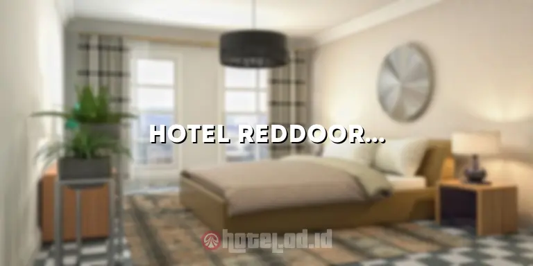 Hotel RedDoorz Medan: Penginapan Nyaman di Kota Medan