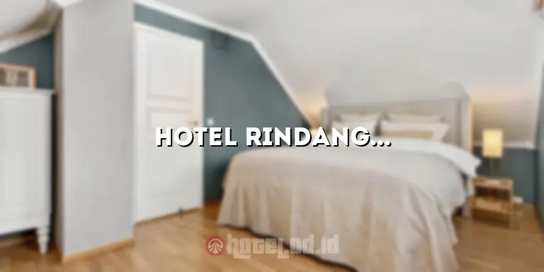 Hotel Rindang Panyabungan: Penginapan yang Menyegarkan di Tengah Kota