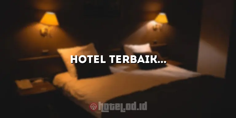 Hotel Terbaik di Sentul: Menginap di Surga di Tengah Keindahan Alam